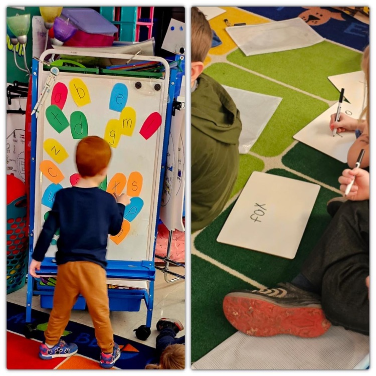 kindergarten fun in the classroom 