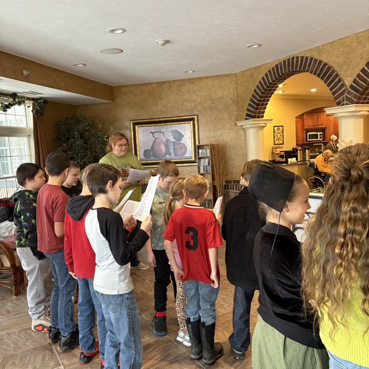 Caroling at Ohman Family Living at Briar
