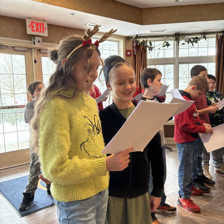 Caroling at Ohman Family Living at Briar