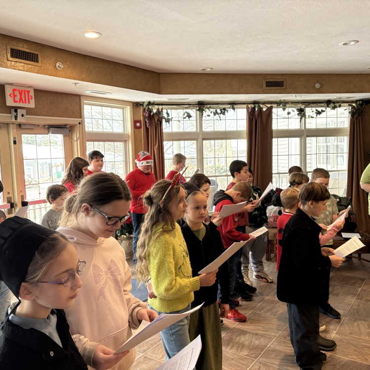 Caroling at Ohman Family Living at Briar