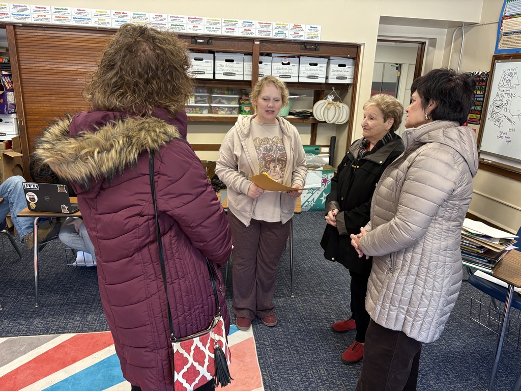 Mrs. Whetstone talking with TRTA Grant