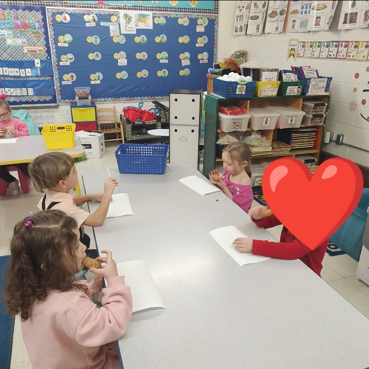 baking cookies in Preschool