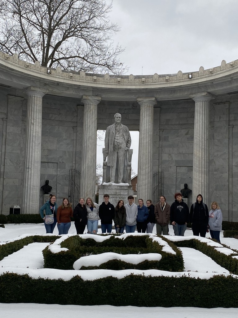 Bloomfield Students Field Trip to Niles, Ohio and McKinley Memorial 