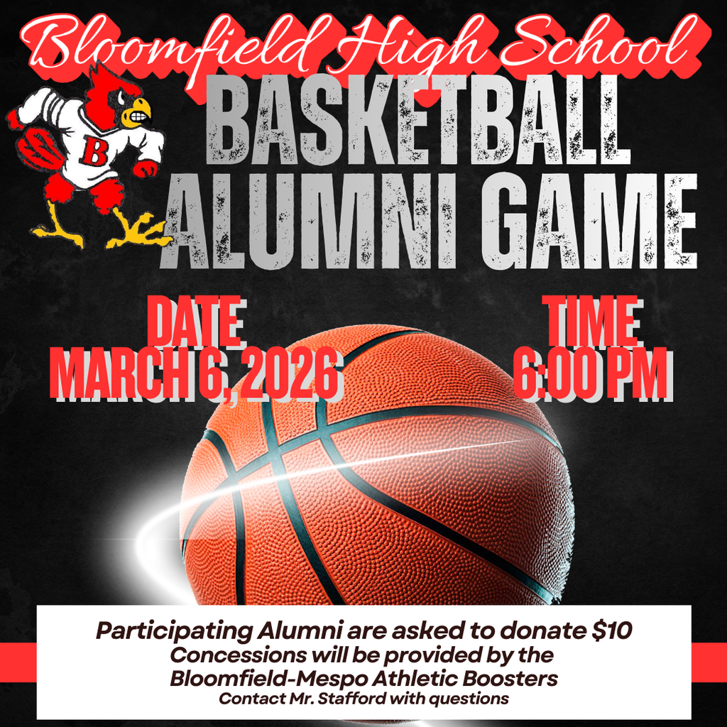 Bloomfield HS Alunimi basketball game 