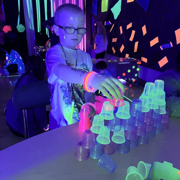 first grade celebrating the 120th day of school