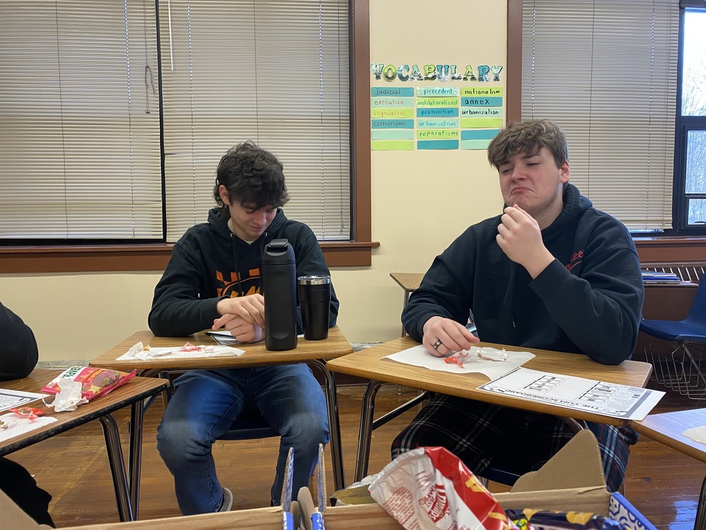 Students react to new foods!