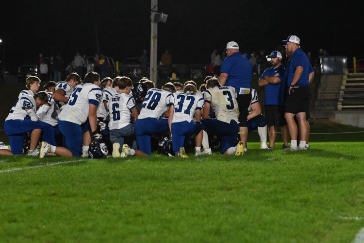 football team huddle