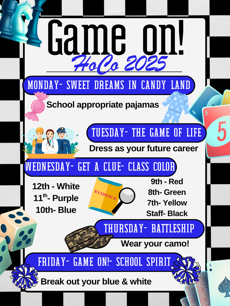 Homecoming 2025  Dress Up Days