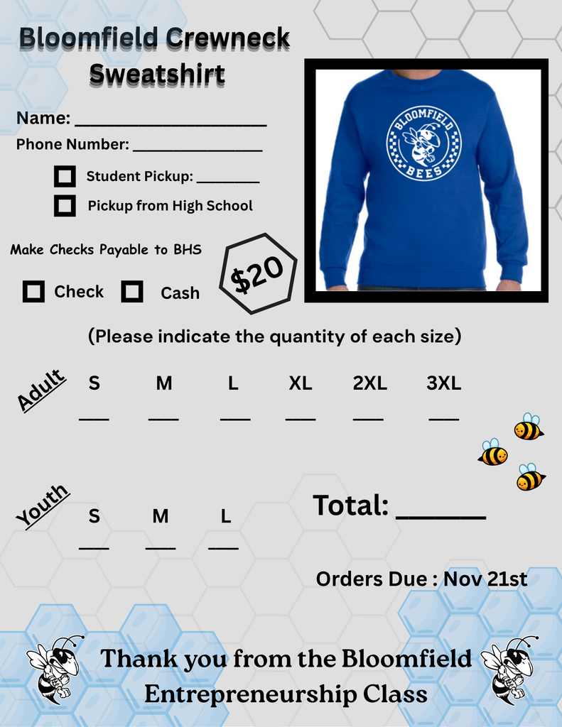 Sweatshirt Flier