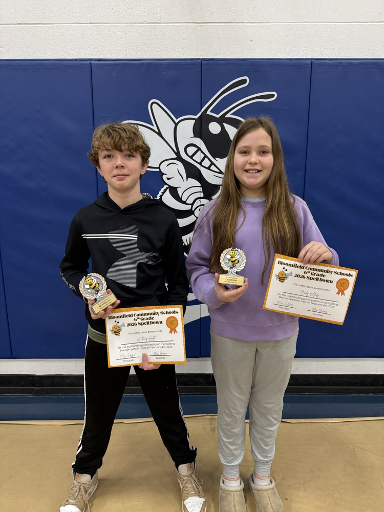 6th Grade Winner and Alternate