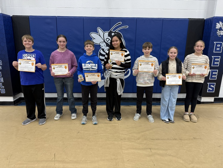 5th Grade  Contestants