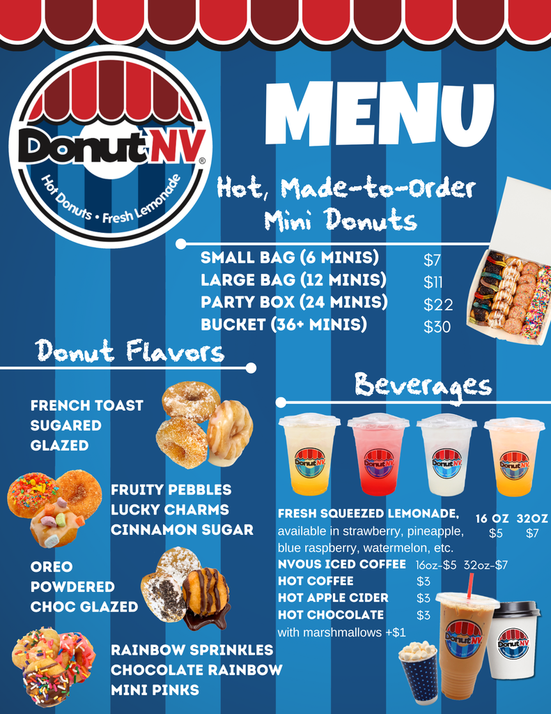 donutnv menu