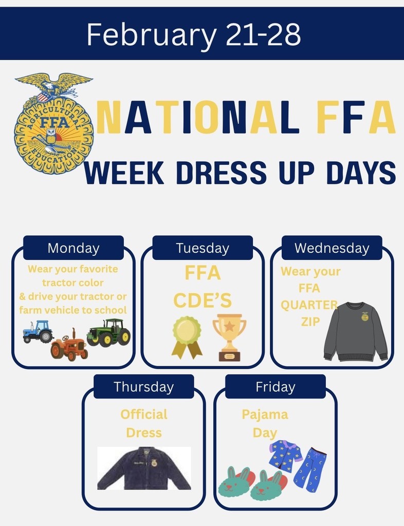 national ffa week dress up days