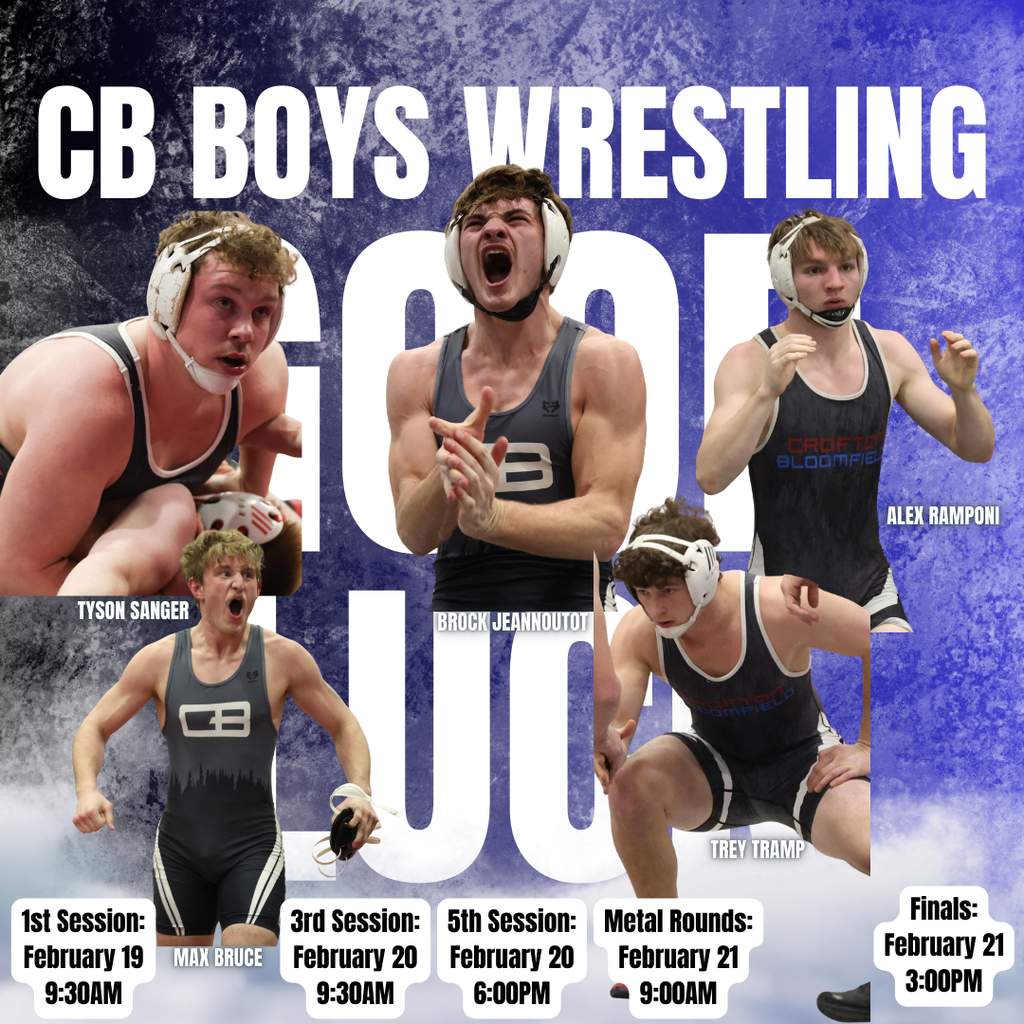 cb boys wrestling good luck