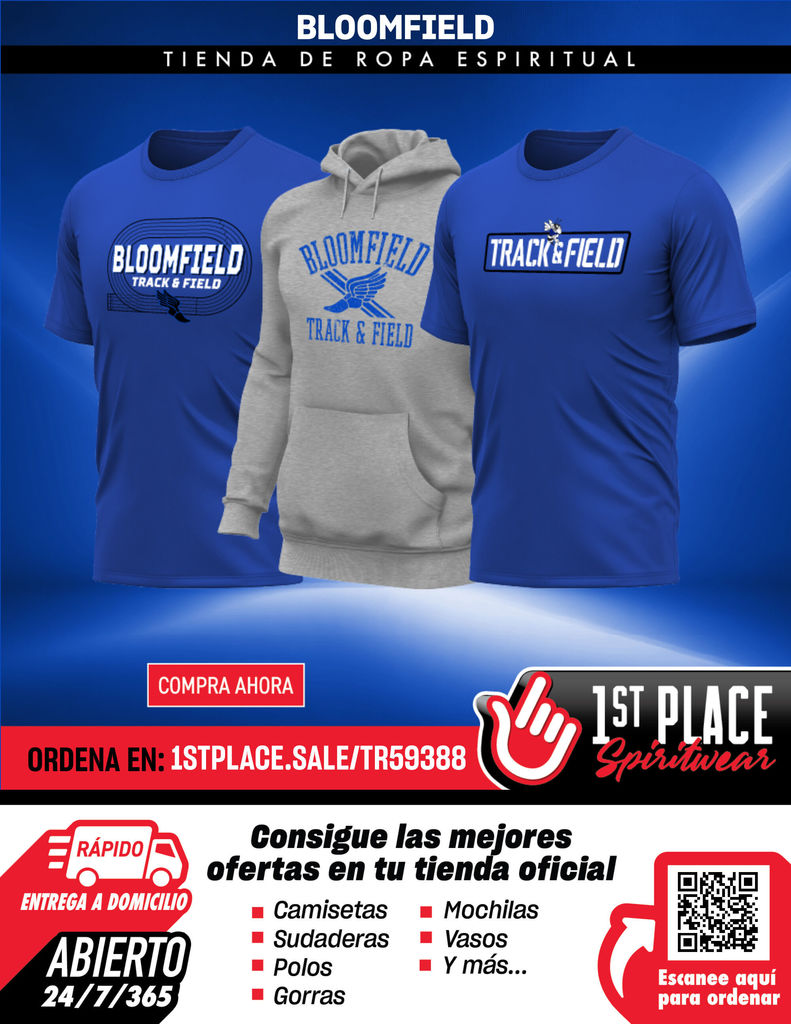 track and field order spanish