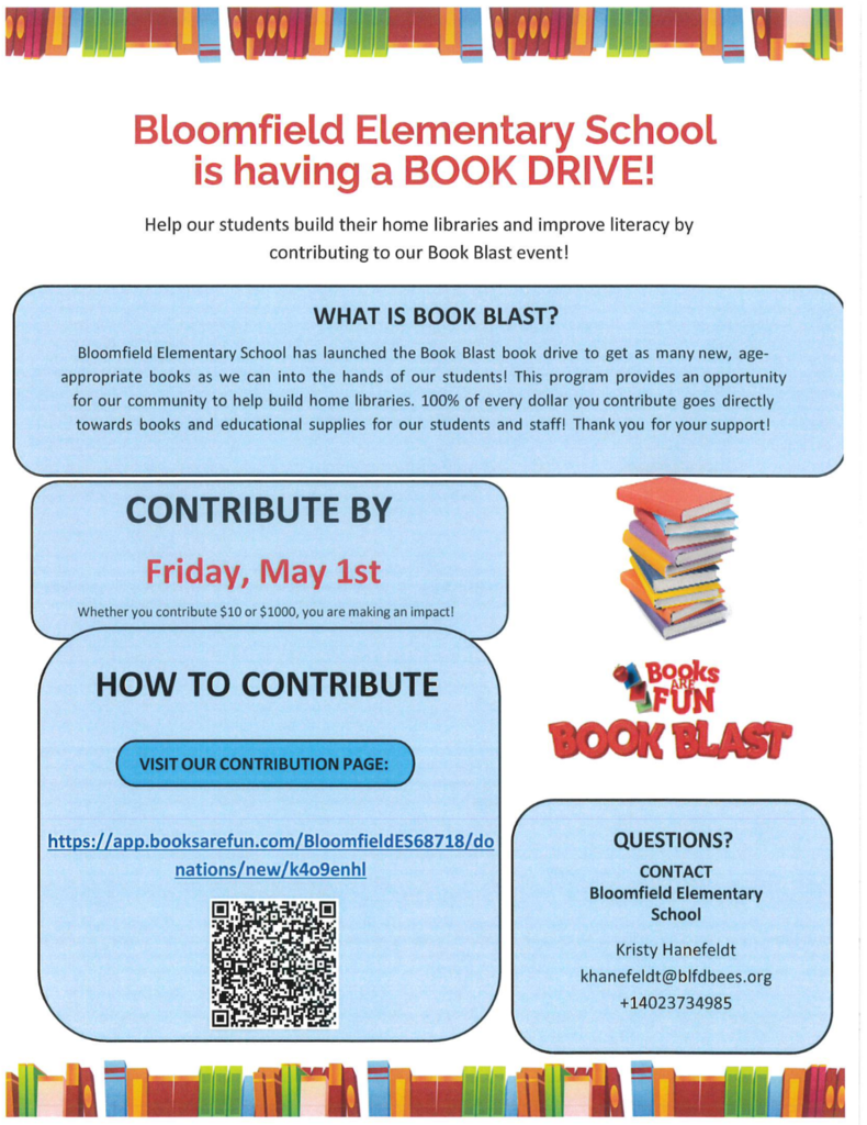 book drive flyer