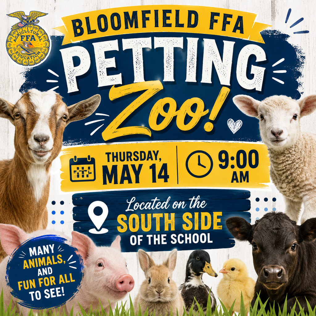 bloomfield ffa petting zoo