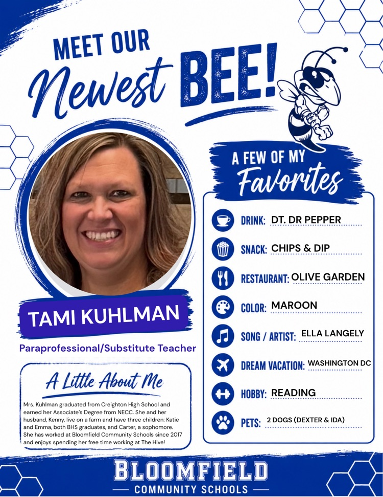 meet our newest bee Tami Kuhlman