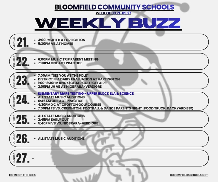 weekly buzz