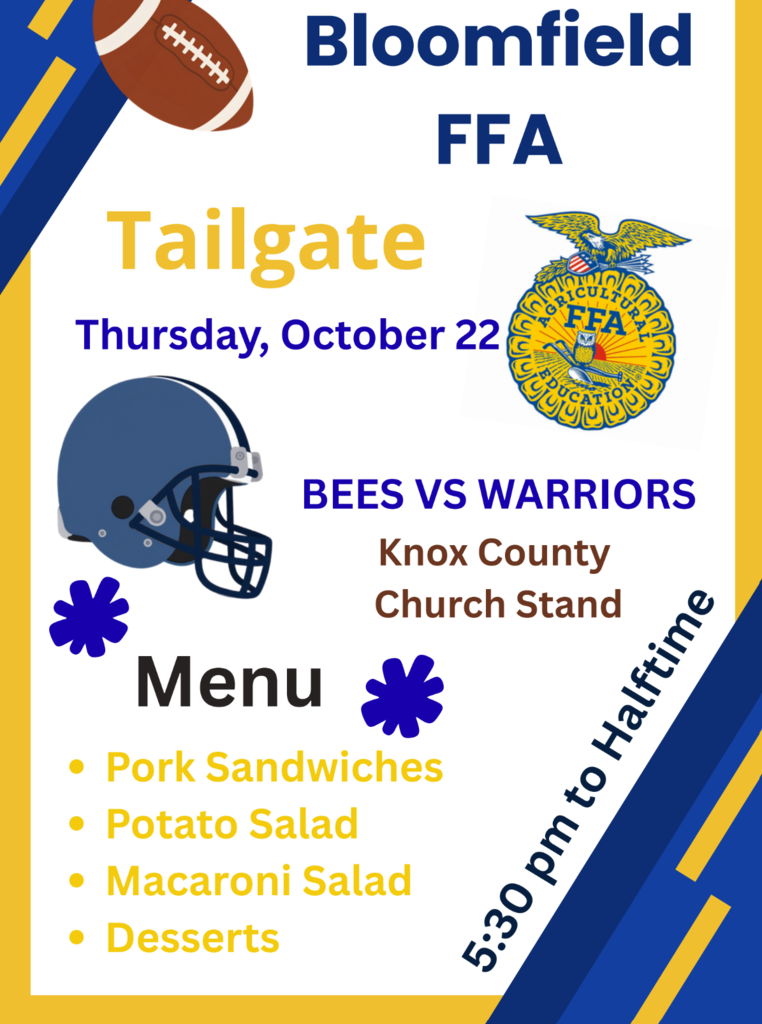 bloomfield ffa tailgate