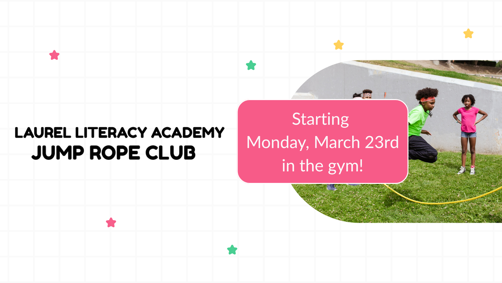 Jump Rope Club starts March 23!