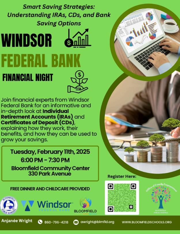 Financial Night- Bloomfield Community Center