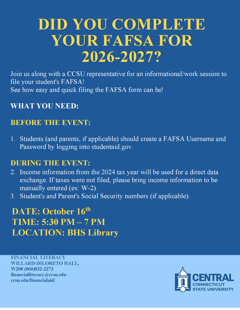 FAFSA Help