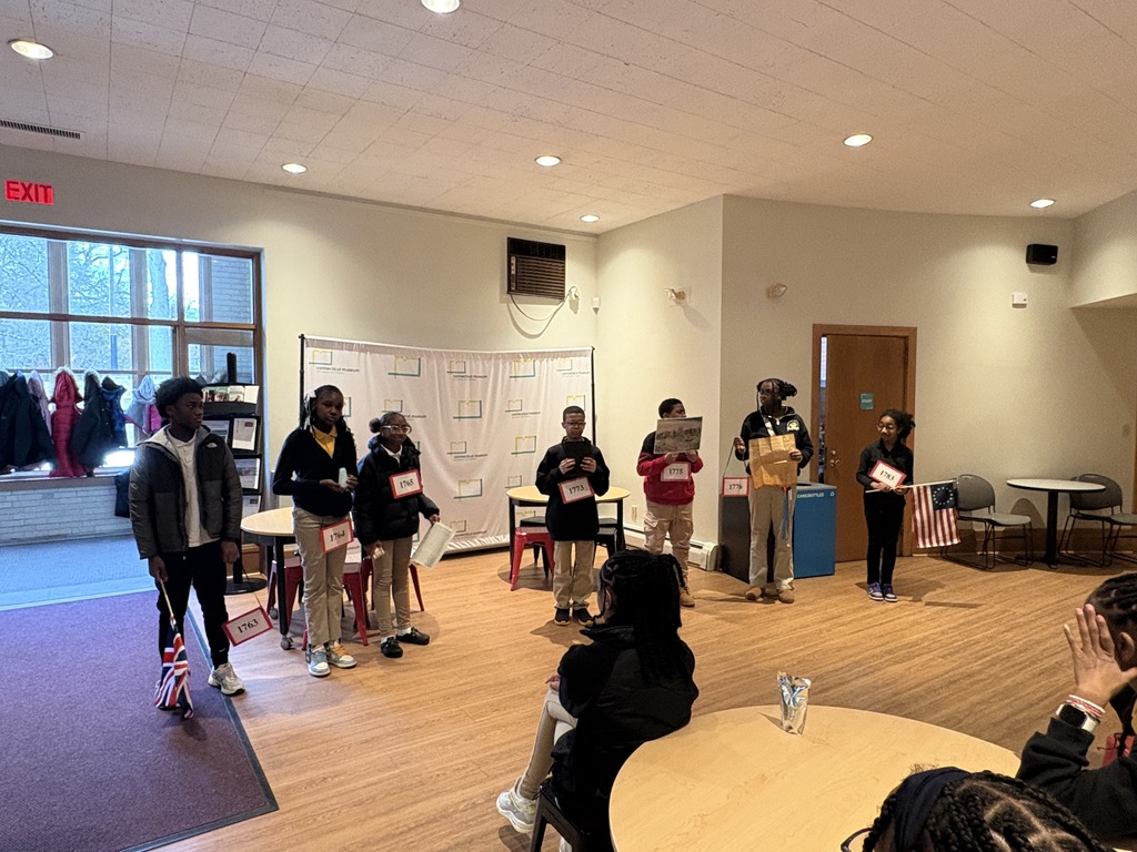 Students at the CT history museum