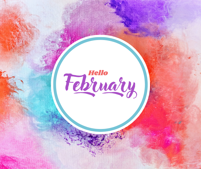 Hello February Full Color Template (Facebook Post) (2)