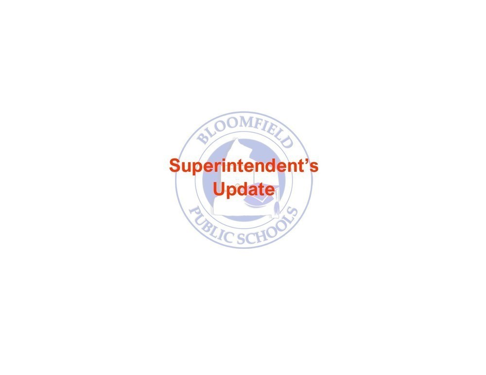 Superintendent's Update