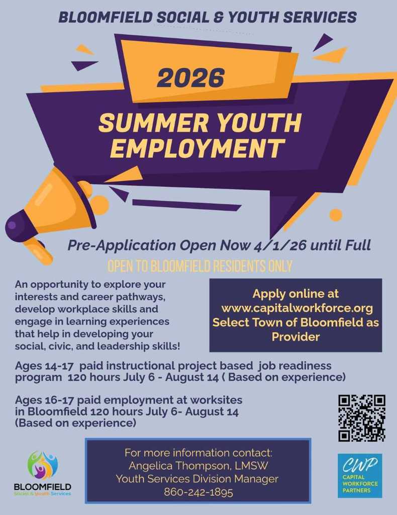 Summer employment flyer