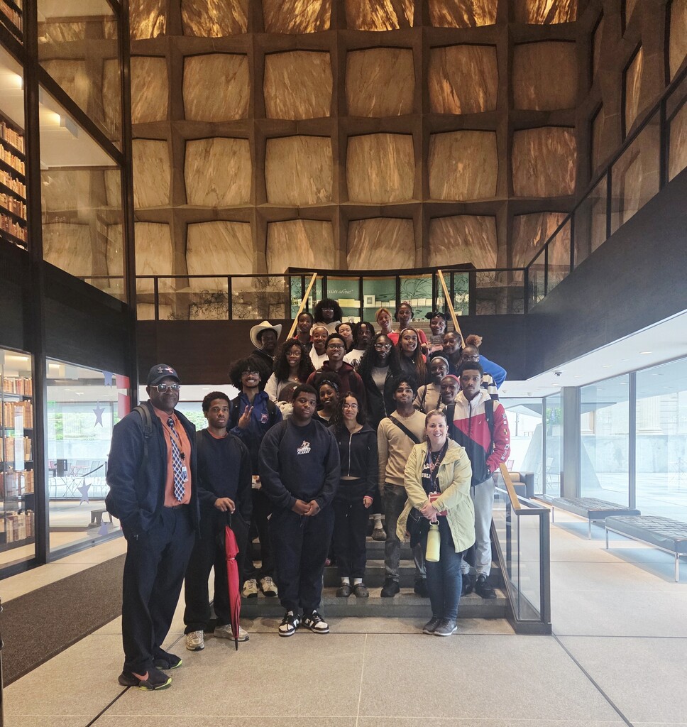 The BHS AP English Literature class visited the Yale University Library alongside librarian Mr. Staton and AP English teacher Mrs. Baker.