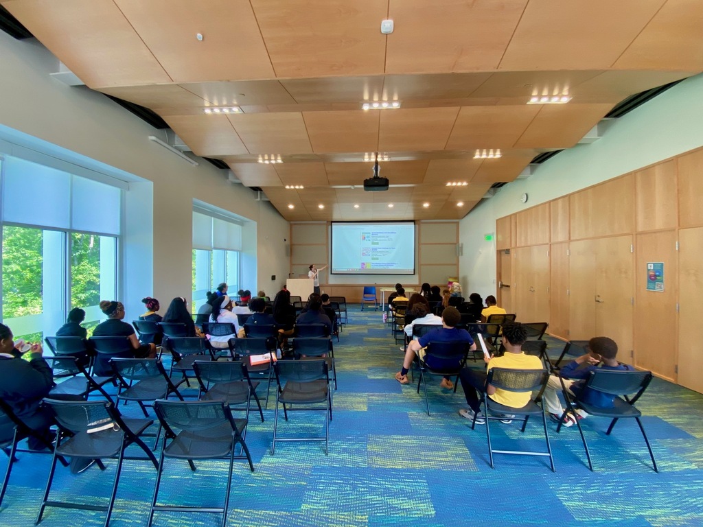 Learning about all of the programs the library has to offer