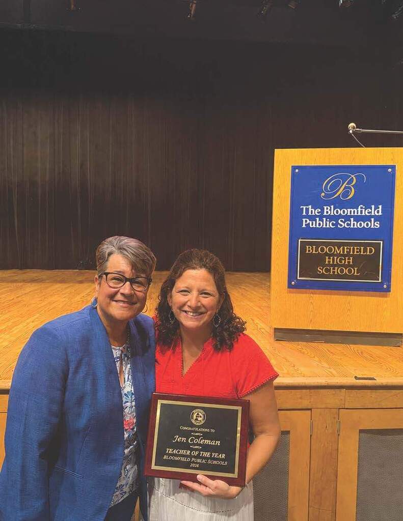 Jennifer Coleman and Superintendent