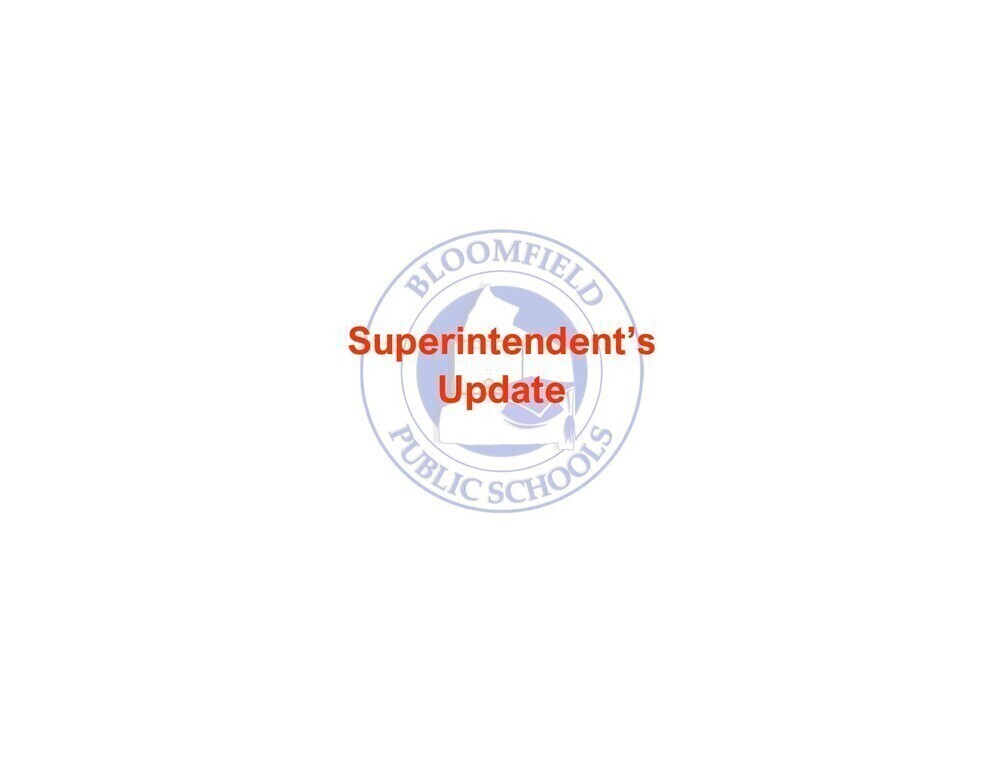 Superintendent's Update