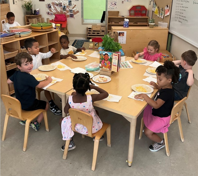 Students in classroom