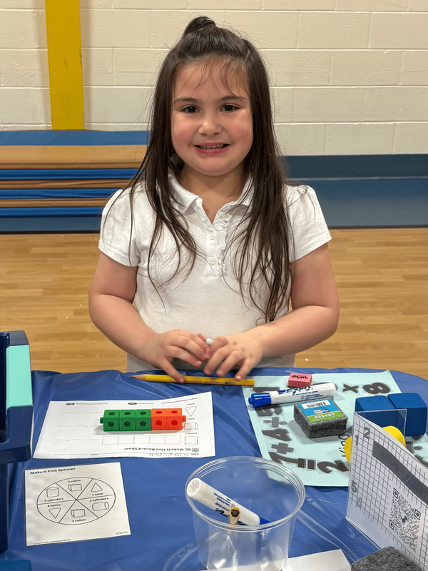 Students at Laurel Numeracy Night