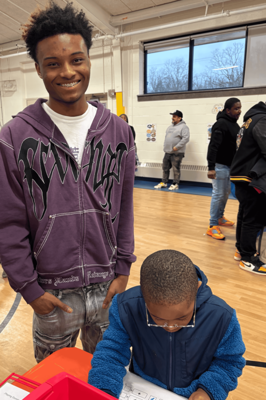 Students at Laurel Numeracy Night