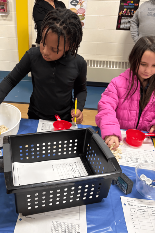 Students at Laurel Numeracy Night