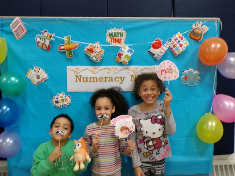 Students at Laurel Numeracy Night