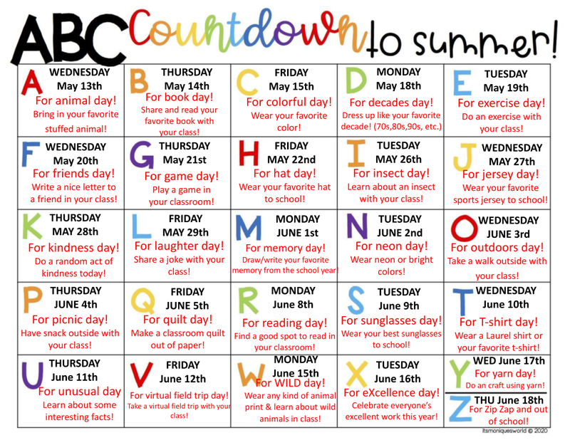 ABC Countdown to Summer!