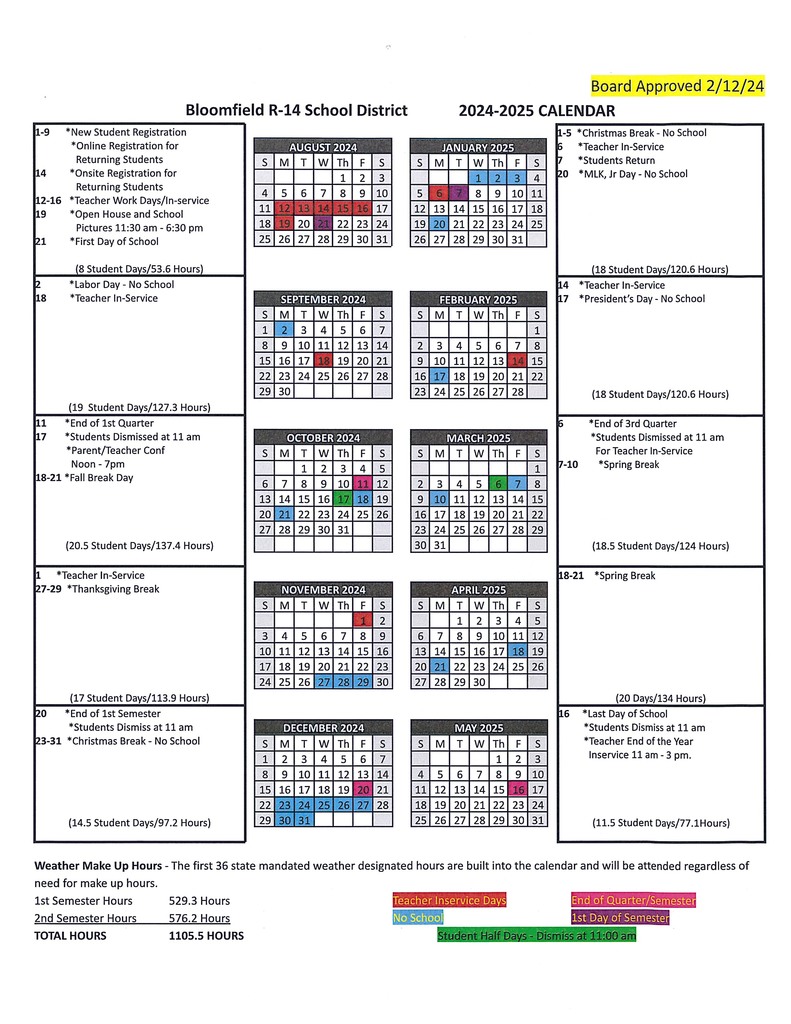 Bloomfield RXIV Schools Bloomfield RXIV Schools