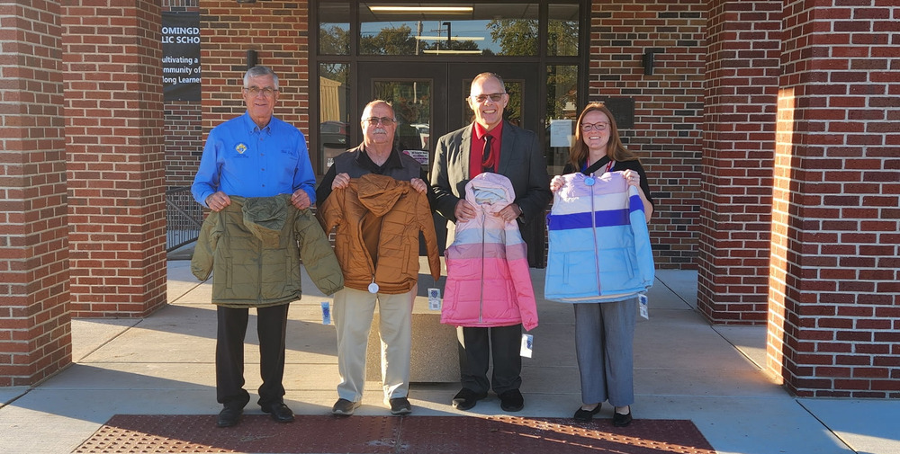 knits of columbus donate coats to pullman elementary