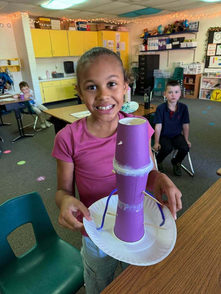 bird feeders in school project