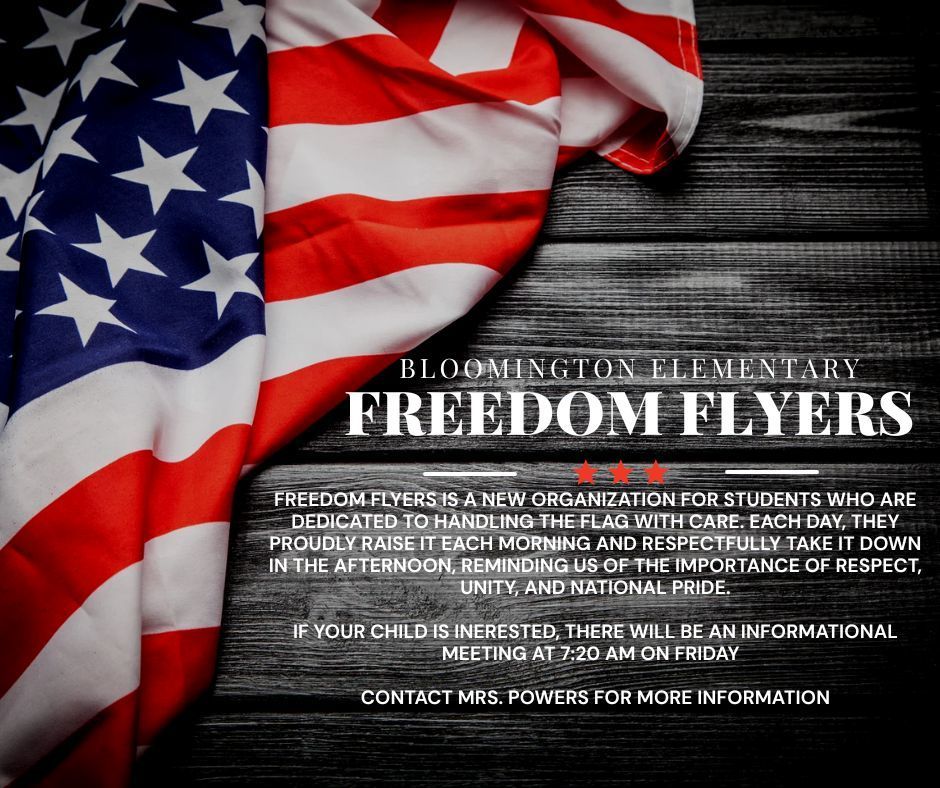 Freedom Flyers - New Club for BES Students