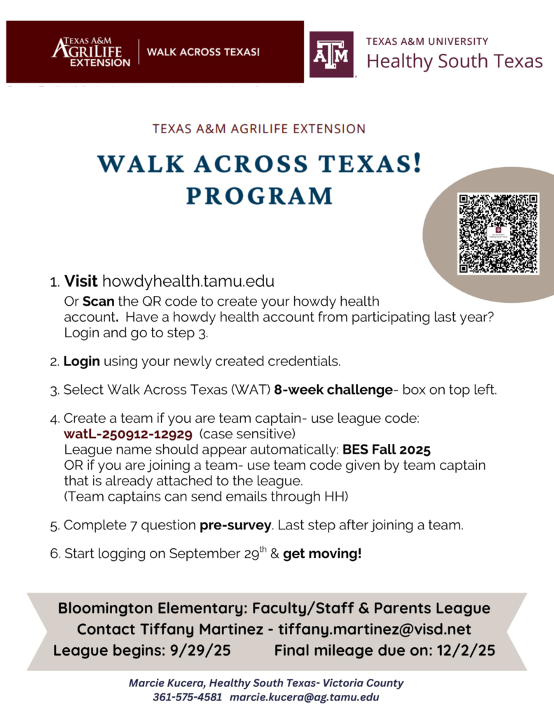 Join Us As We Walk Across Texas!! 
