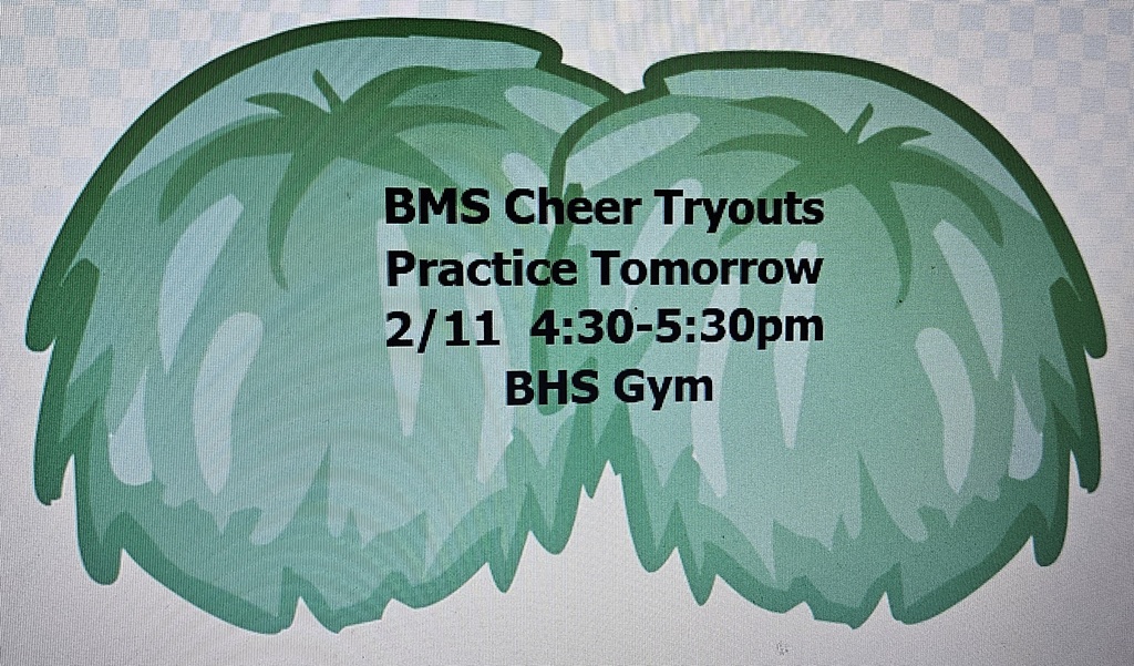 BMS Cheer Squad Tryouts Practice