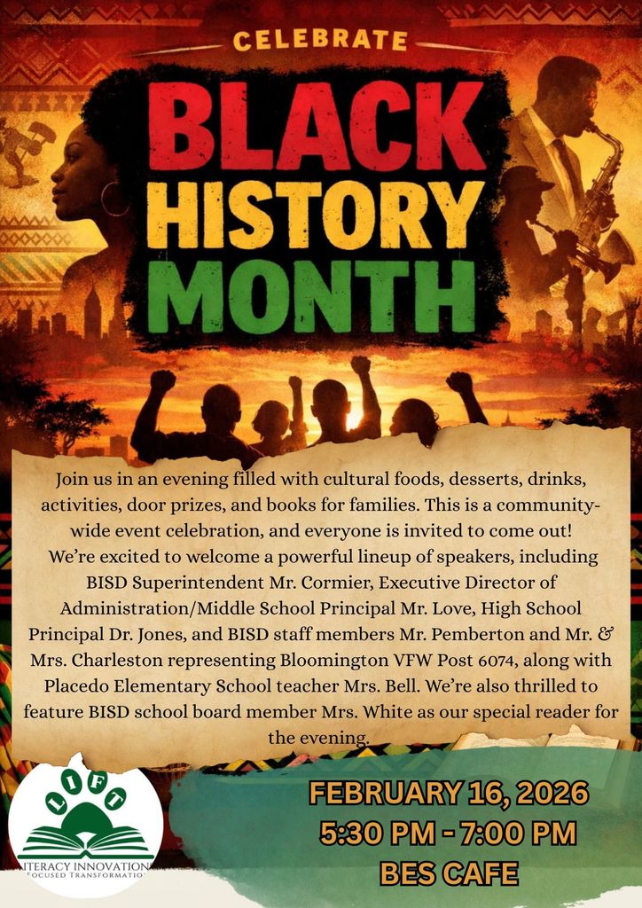 BES Black History Month Literacy Night