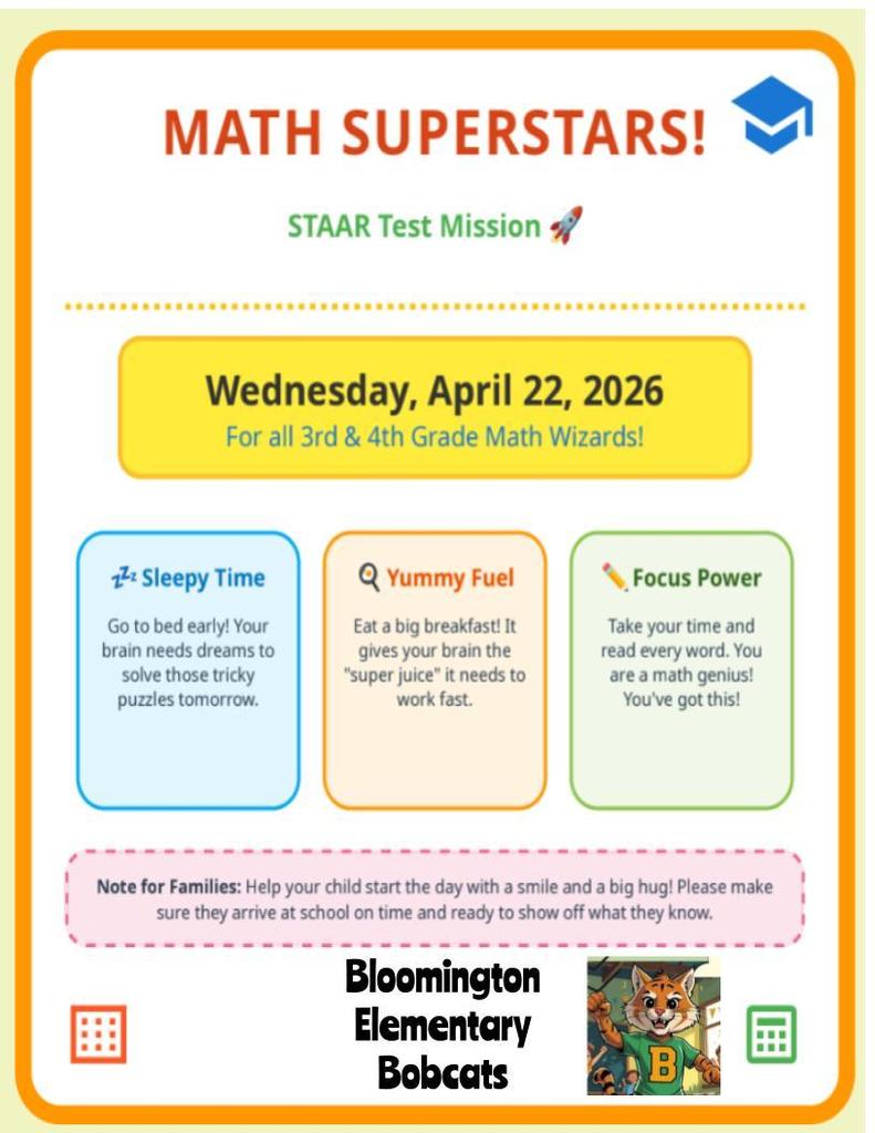 Math STAAR - 3rd and 4th Grade