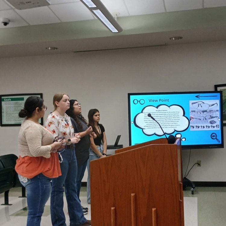 students present their ideas